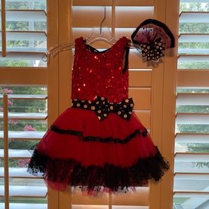 Child small tap dance dress